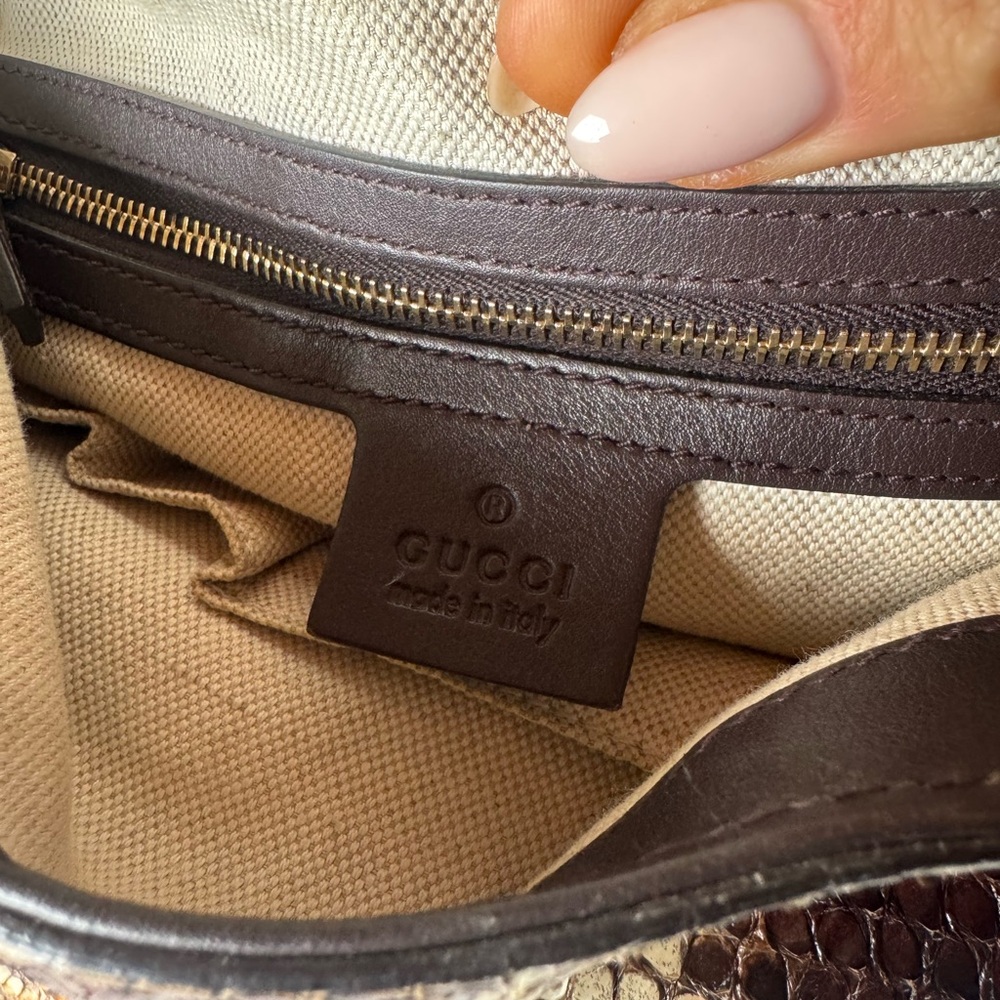 Authentic Gucci Python New Jackie Bag - image 8